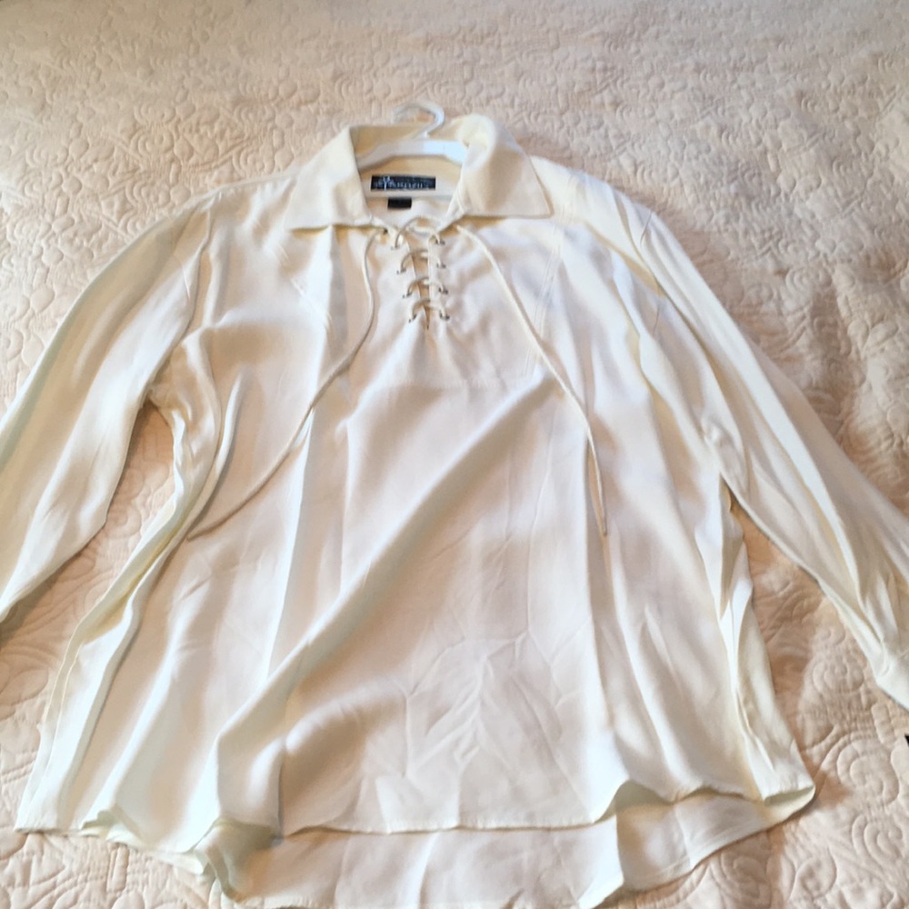 Men’s “Poet” shirt, tunic style, size M, unique!
